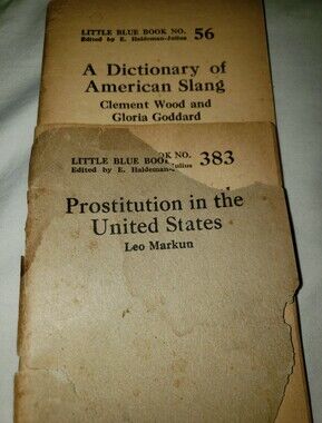 Little Blue Book Pair — Tan Paperback Booklets